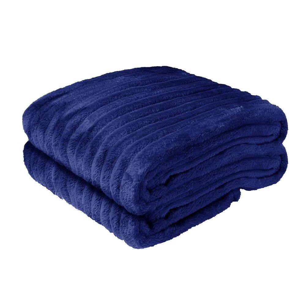 Manta Casal Azul Náutico Soft Premium 1,80 m x 2,30 m 147 Belchior