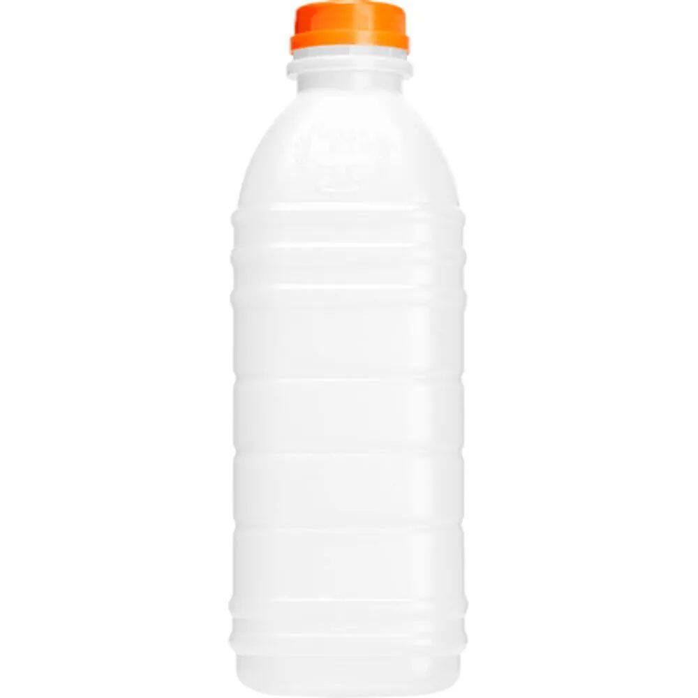 Garrafa Plástica Leitosa PE 1000ml Quadrada Fardo c/100 - Maluger