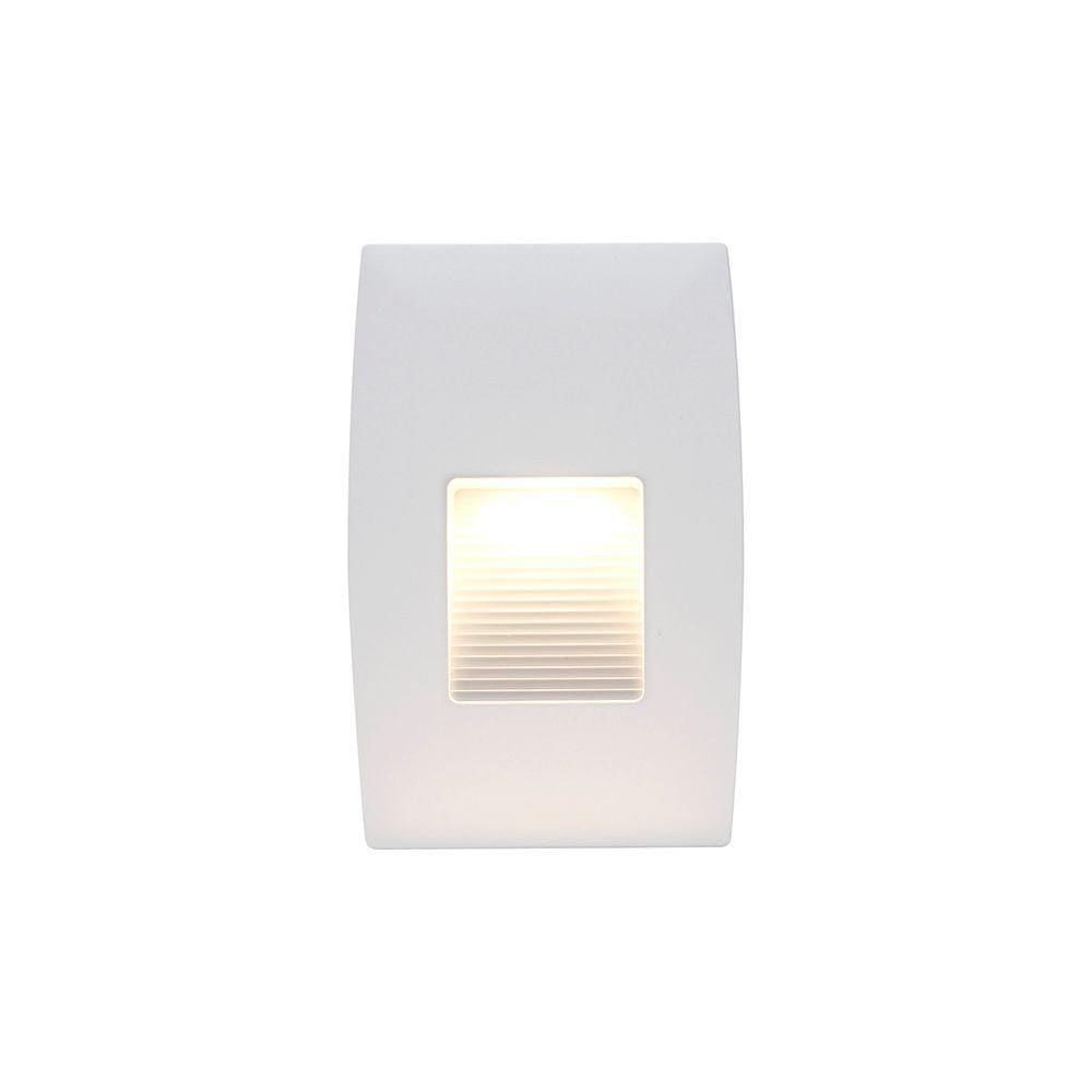 Balizador Taschibra Cine De Embutir Led 2w Bivolt Branco 3000k Luz Amarela 15060106