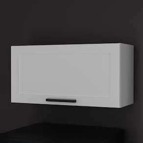 Armário De Cozinha Aéreo Em Mdf Com 1 Porta Basculante 80cm Multimóveis Cr20433 Branco
