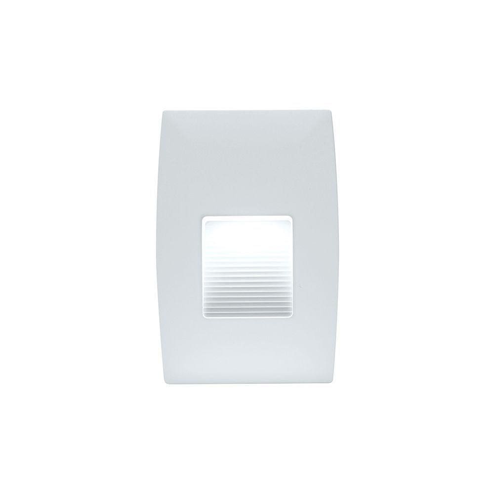 Balizador Taschibra Cine De Embutir Led 2w Bivolt Branco 6500k Luz Branca 15060107