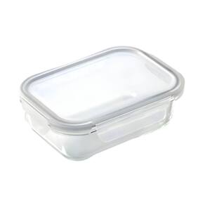 Pote Hermético De Vidro Compacto 640ml - Conservação E Vedação