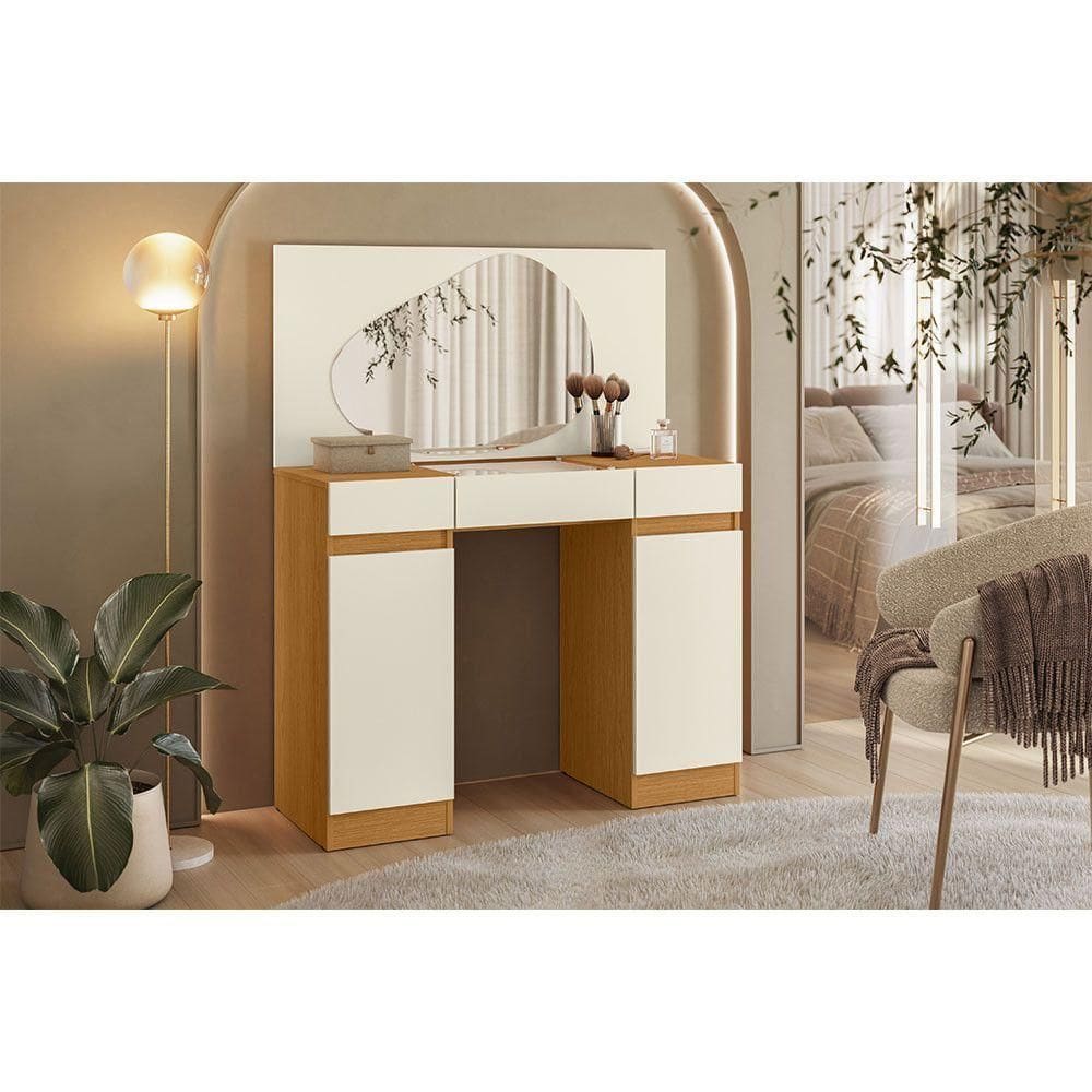 Penteadeira Organic Albatroz Cinamomo/off White