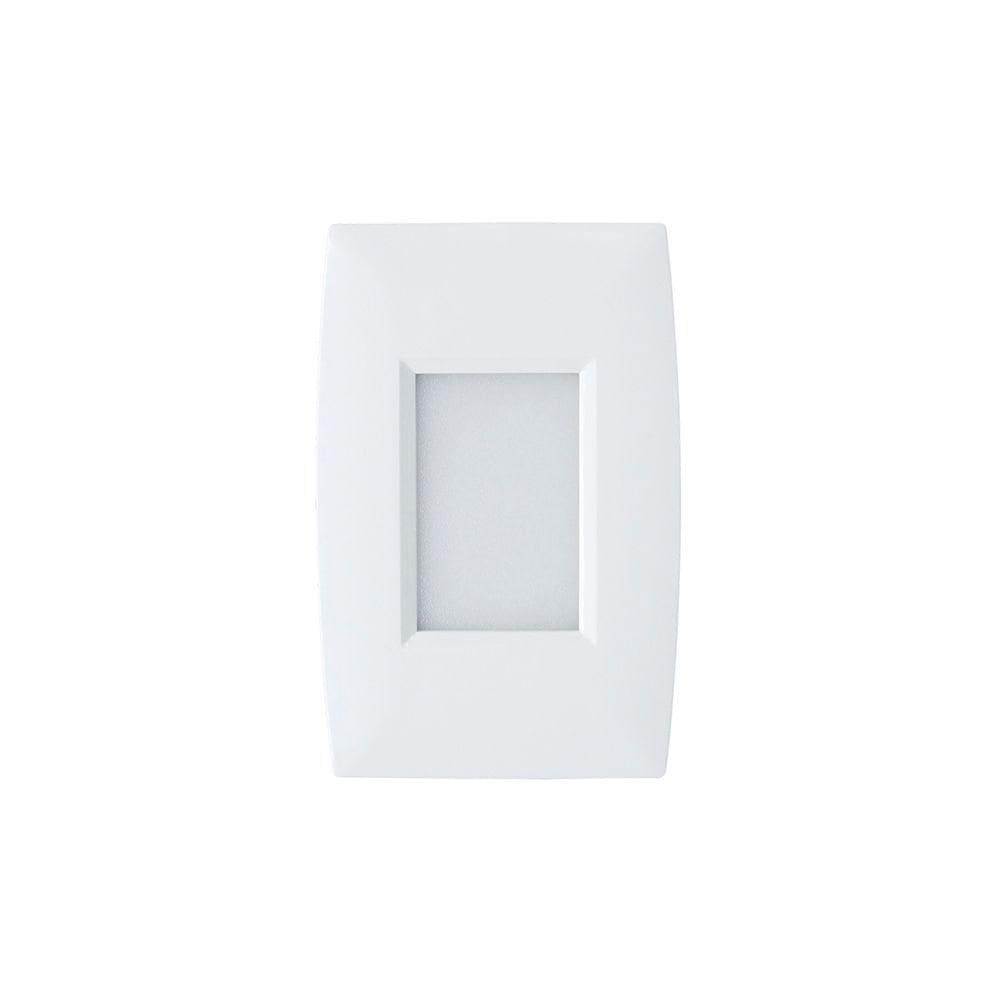 Balizador Taschibra Cine De Embutir Led 2w Bivolt Branco 6500k Luz Branca 15060109