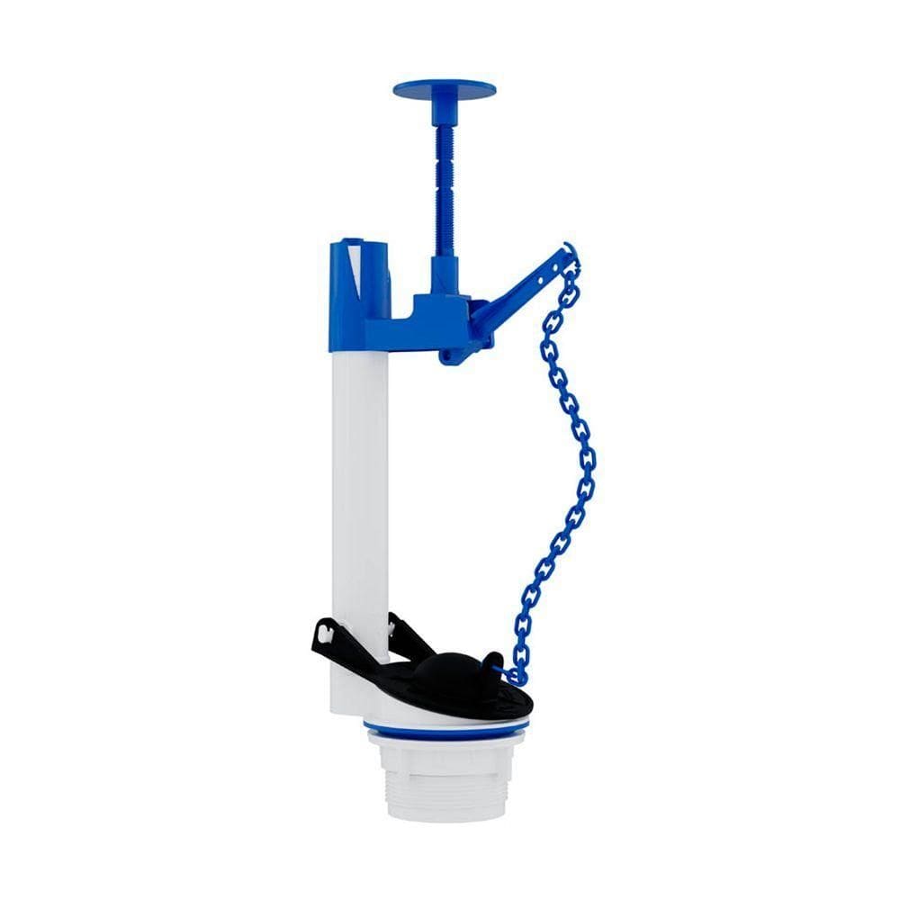 Mecanismo De Saída Para Caixa Acoplada Blukit Com Acionamento Superior Sem Acionador Branco 340274