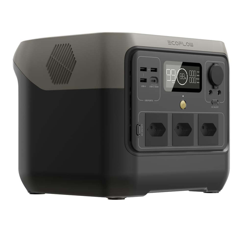 Estação De Energia Portátil Ecoflow Gerador Solar 800W RIVER 2 PRO - 127V