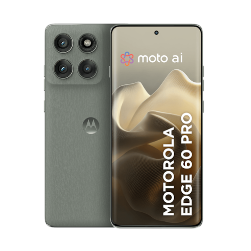 imagem-Smartphone Motorola Edge 60 PRO 5G - 512GB 24GB (12GB RAM+12GB Ram Boost) Tela Quad-Curve moto AI 50MP Sony Camera ultrarresistencia militar IP68+IP69 - Cinza