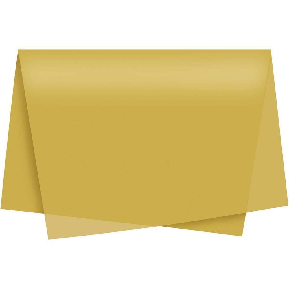 Papel De Seda Ouro 49X69Cm