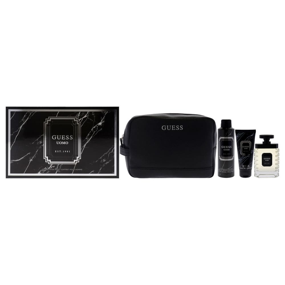 Conjunto de presente masculino Perfume Guess, 4 unidades de spray EDT de 100 ml