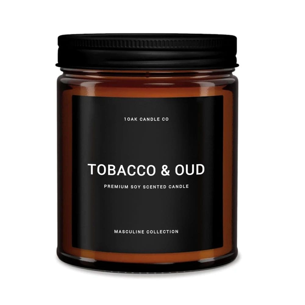 Vela perfumada 1OAK Tobacco & Oud Fragrance 200g