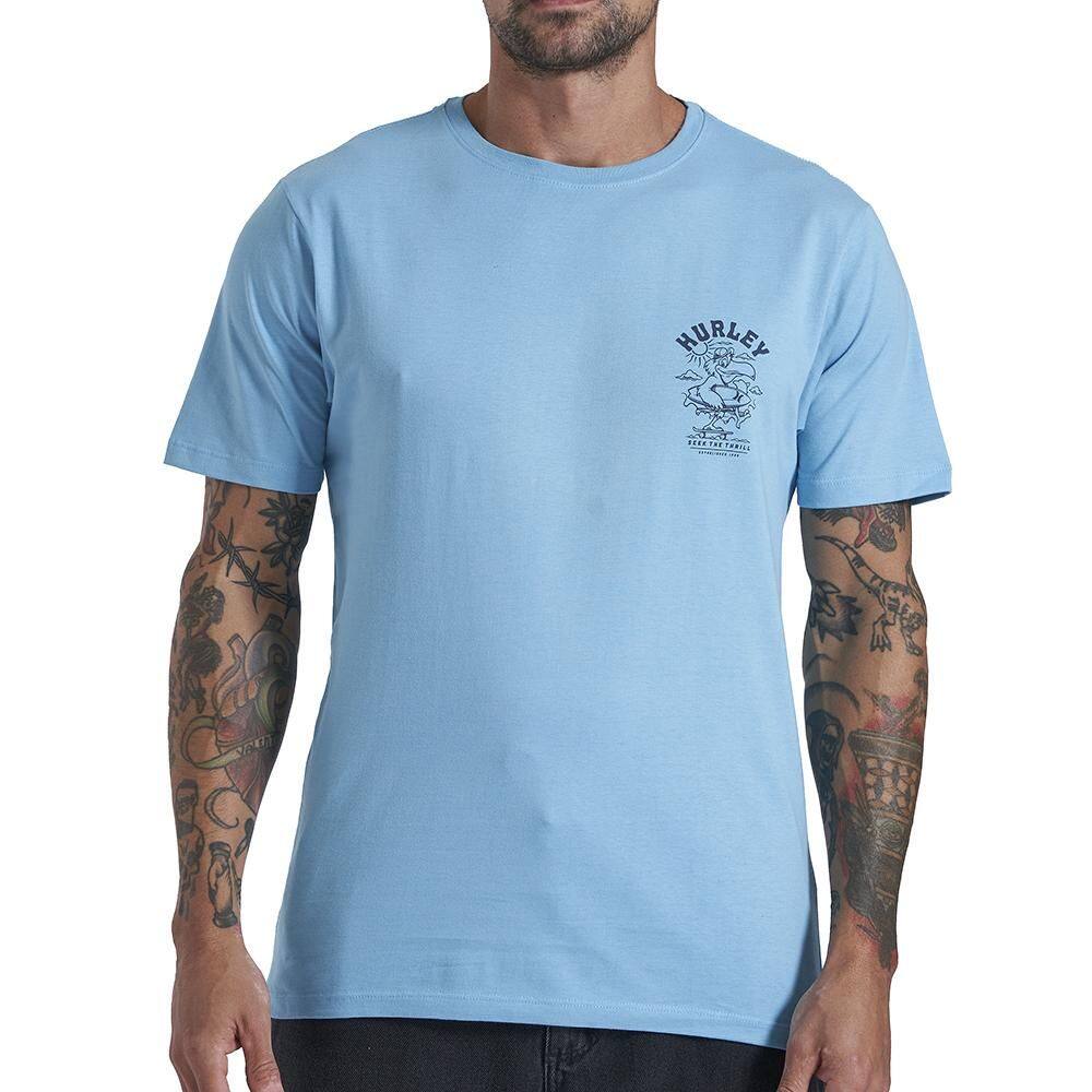 Camiseta Hurley Seek WT25 Masculina Azul