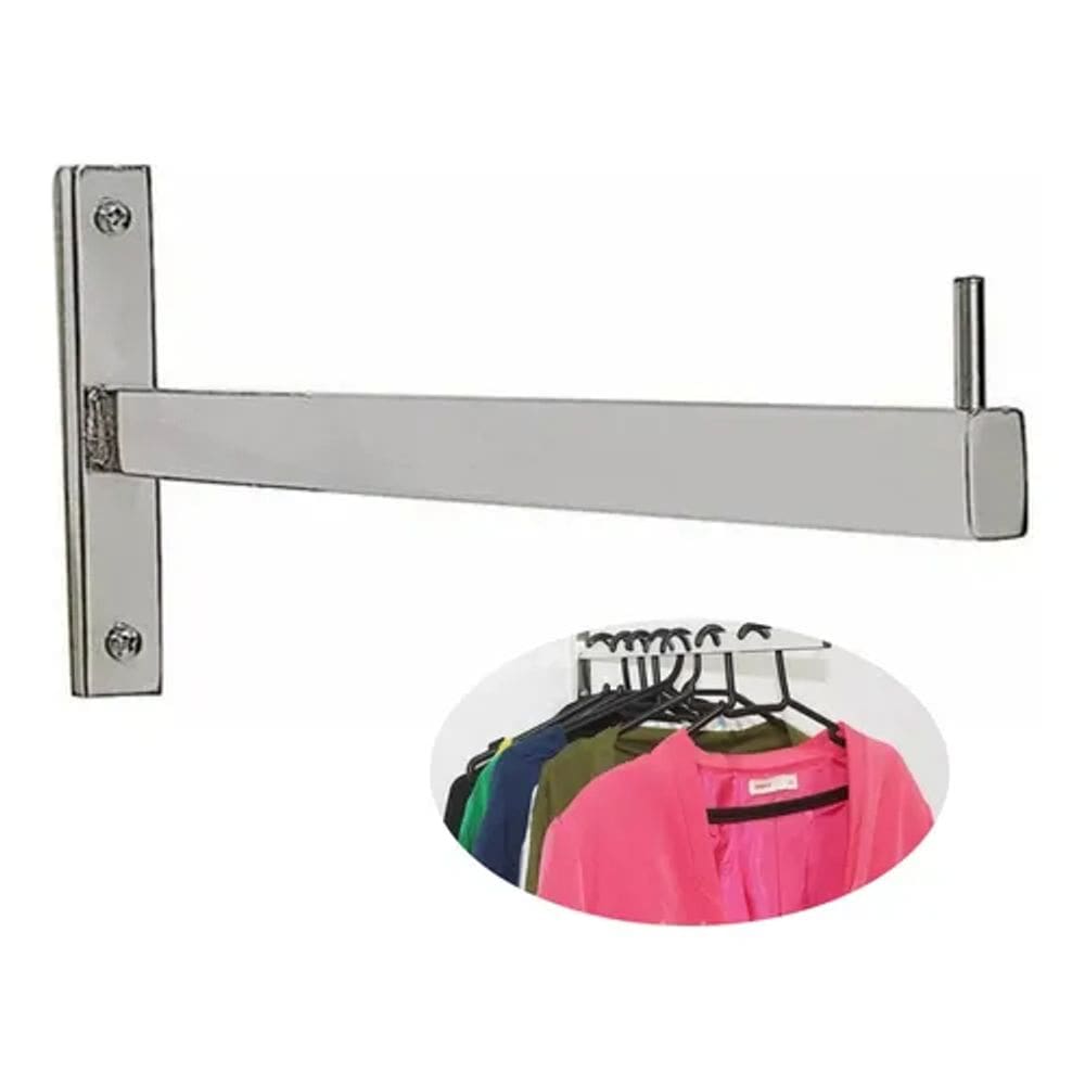 Suporte Arara Cabideiro de Parede 40cm Inox 304 - CA4020