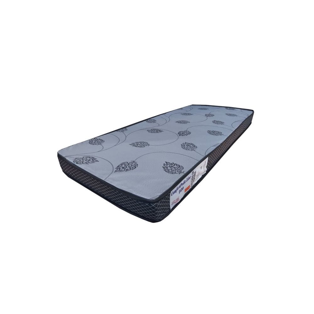 Colchão Solteiro Comfortpedic Line Espuma D20 12x78x188cm Cinza/Preto