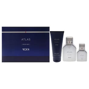 Conjunto de presente de perfume Tumi Atlas para homens 100 ml EDP Spray 30 mL