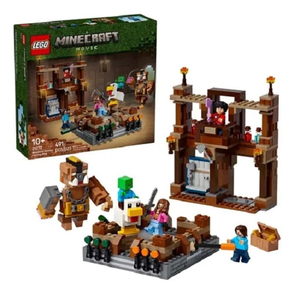 Lego 21272 Minecraft O Filme Ringue De Luta Da Floresta -491 peças