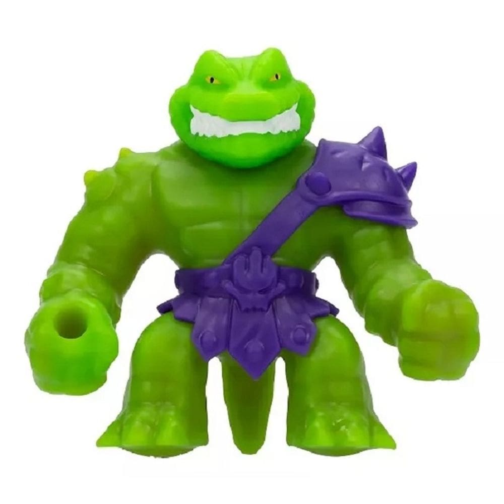 Boneco Macio Estica 3X Heroes Goo Jit Zu Goo Stretch Strikers 11 Cm - Rock Jaw - Sunny