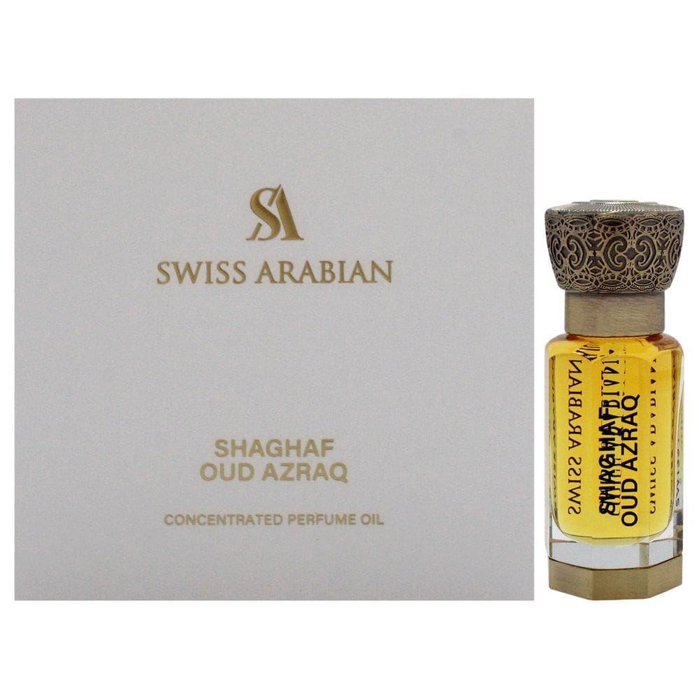 Perfume Swiss Arabian Shaghaf Oud Azraq Óleo de perfume 12mL Unis