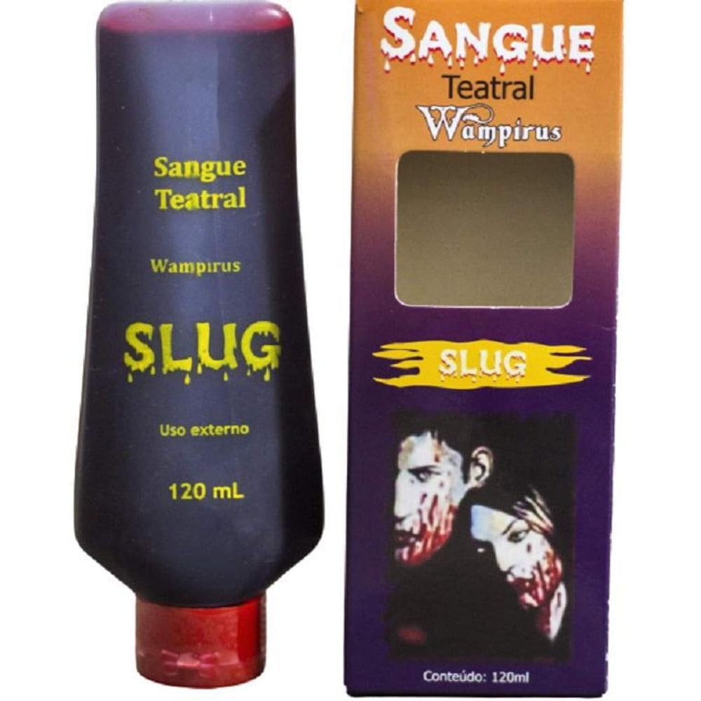 Sangue Comestível Teatral 120Ml Halloween Slug
