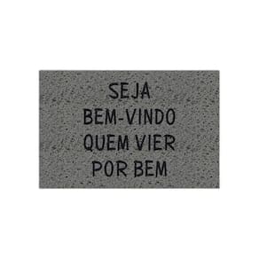 Tapete Capacho Seja Bem Vindo Vier P Bem 60X40 Casa Entrada