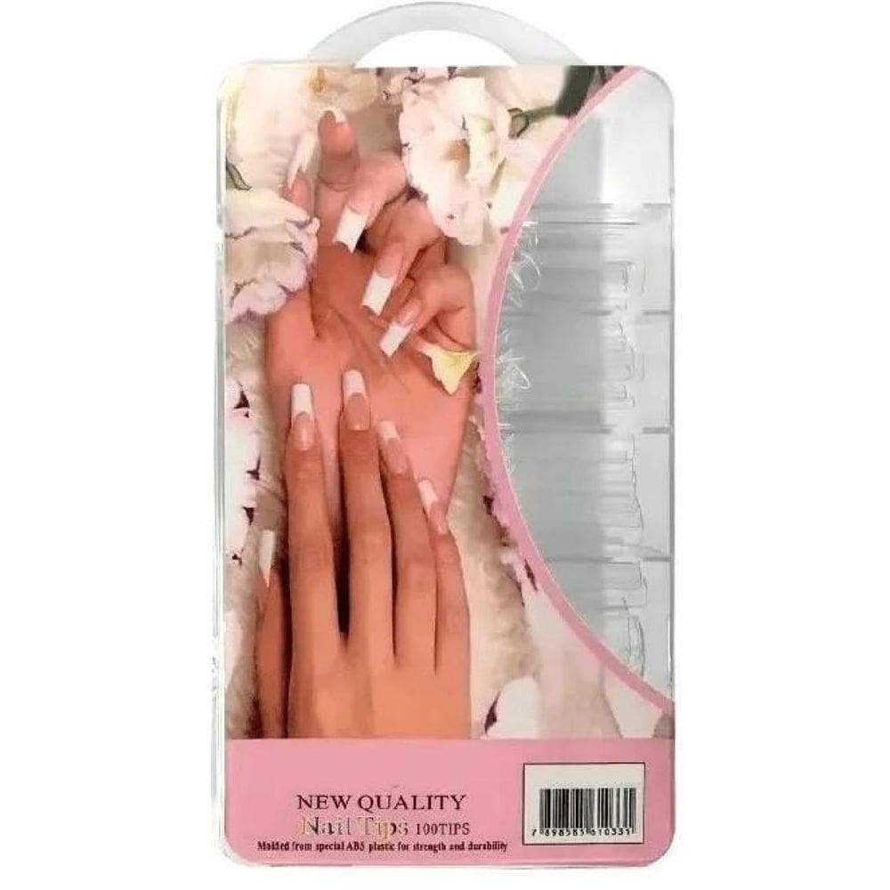 Unhas Postiças Gel/Acrigel Transparentes - Kit 500 Unidades