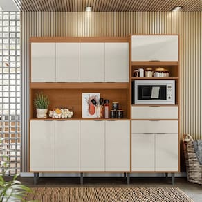Armário de Cozinha Bahamas 2.0 Lukaliam 11 Portas 2 Gavetas