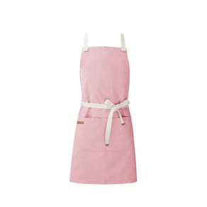 Avental Rosa Algodao Cru Confeitaria Doceria Artesanato
