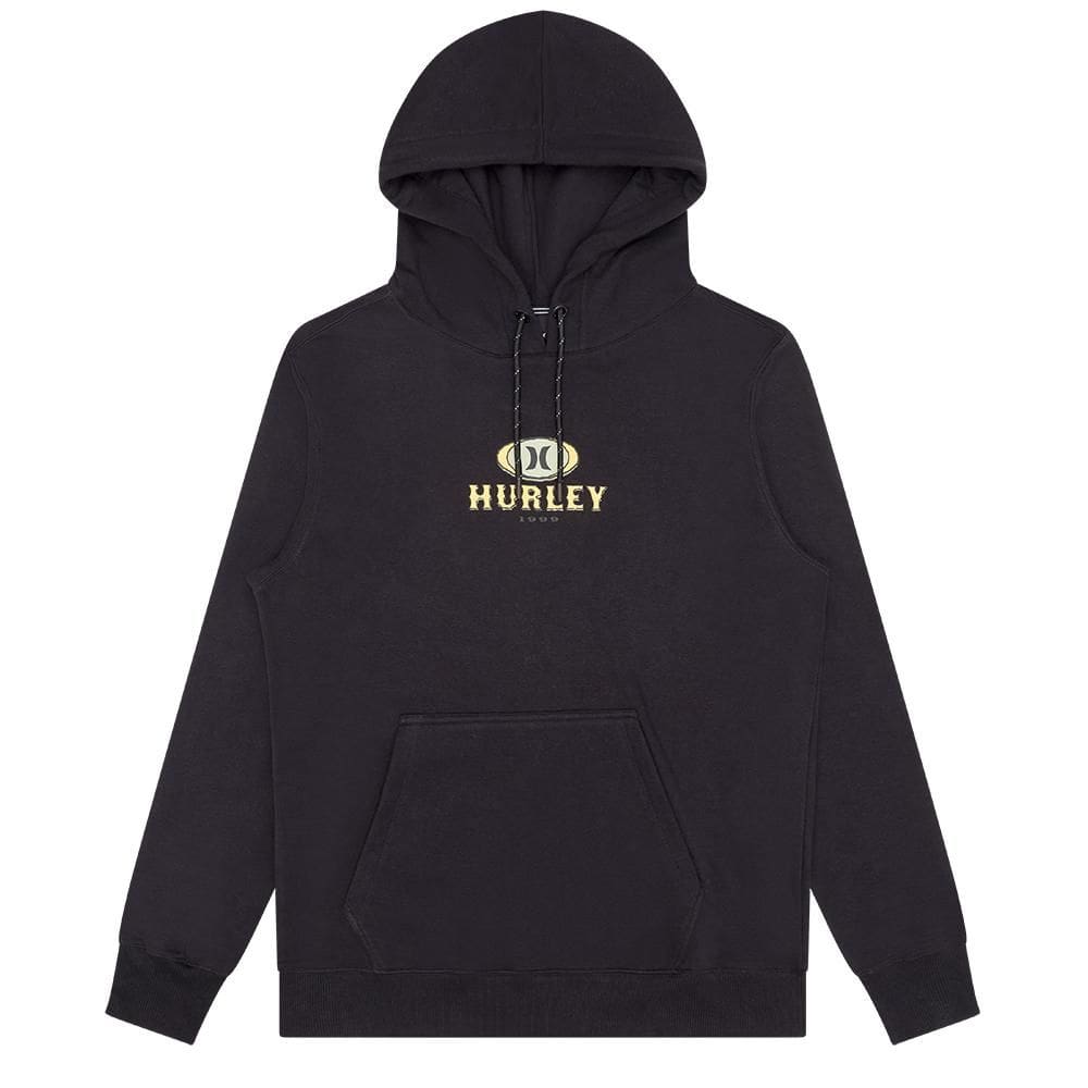 Moletom Hurley Canguru Retro Waves WT25 Masculino Preto
