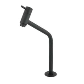 Torneira Para Banheiro Lavatorio 45º Baixa Metal Link 1/4 Volta Preto Fosco