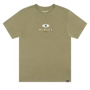 Camiseta Hurley Retro Waves WT25 Masculina Militar