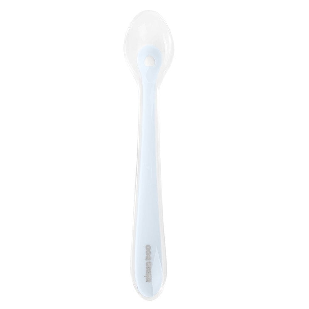 2 Colheres de Silicone Blue com Caixa - Kikkaboo
