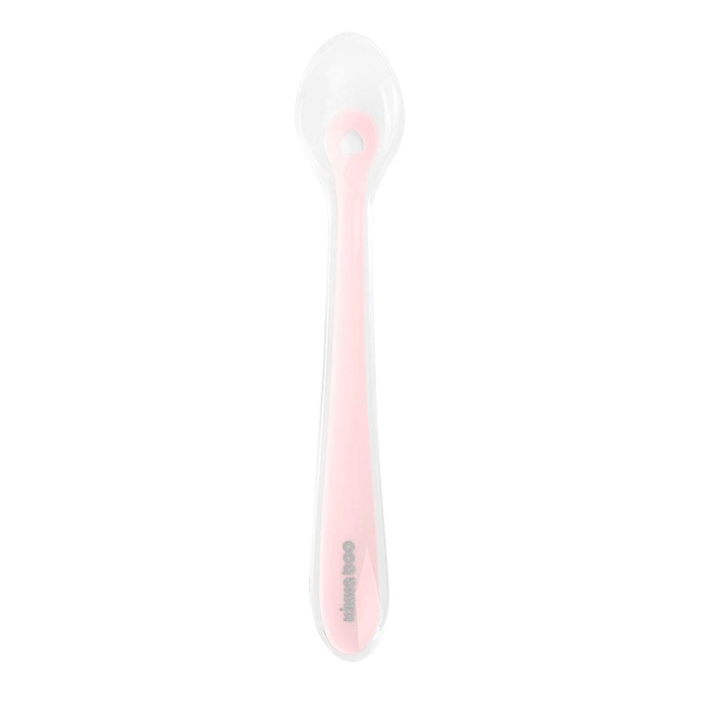 2 Colheres de Silicone Pink com Caixa - Kikkaboo