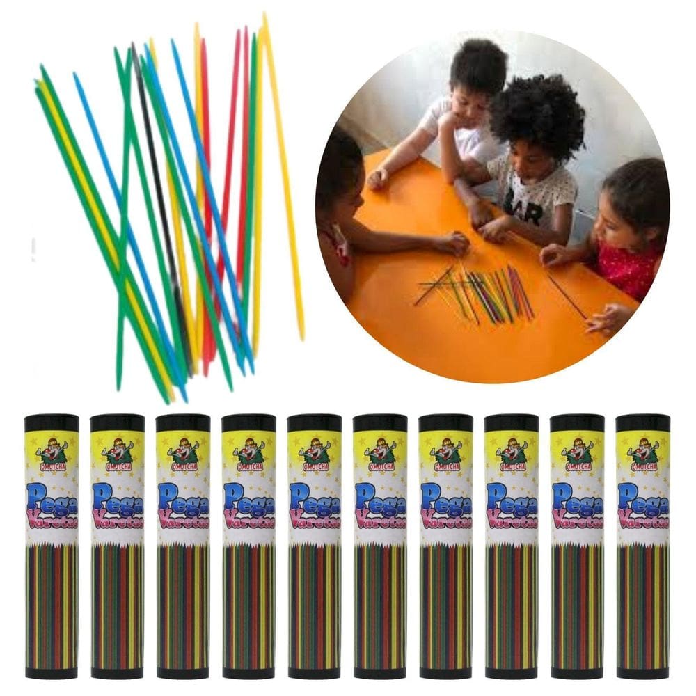 Kit Com 10 Pega Vareta Lembrancinha Prendas Brinquedo