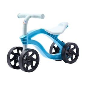 Bicicleta Infantil Balance Bike Futurista Sem Pedal 4 Rodas - Equilíbrio E Diversão azul