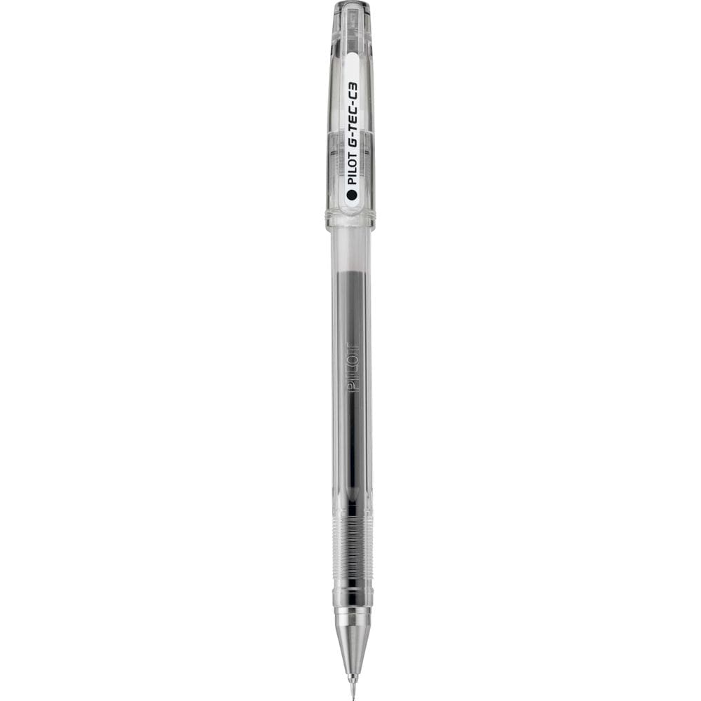 Canetas esferográficas de tinta gel PILOT G-Tec-C Micro Fine de 0,3 mm, pacote com 12