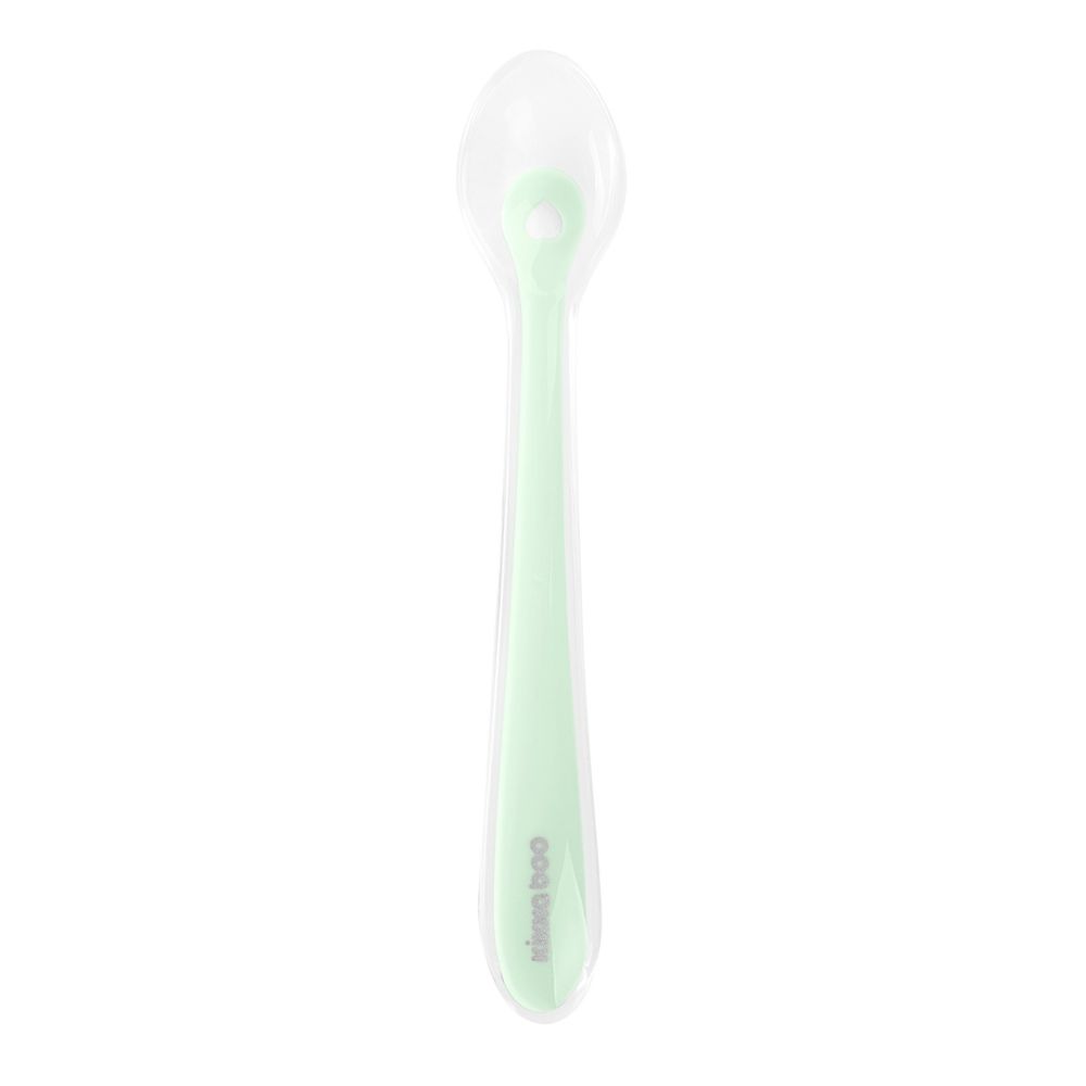 2 Colheres de Silicone Mint com Caixa - Kikkaboo