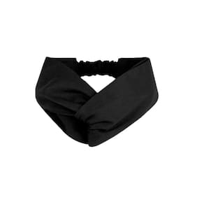 Faixa de Cabelo Turbante Bandana Preto Chef Cozinha Restaurante