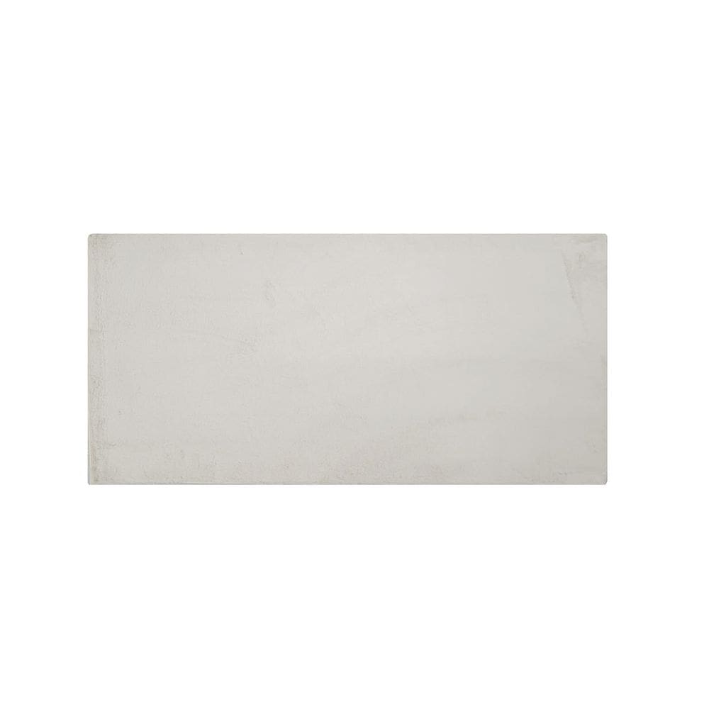 Tapete Retangular Super Macio Quarto Banheiro Areia 50x100cm