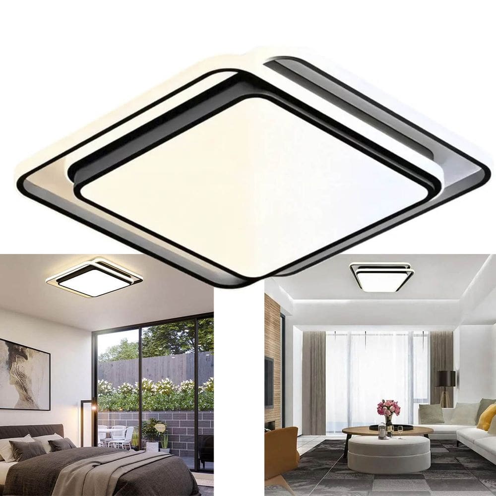 Luminaria Paflon Led 3 Em 1 Sobrepor Tons Ajustaveis Controle Remoto Decoraçao Iluminaçao Teto