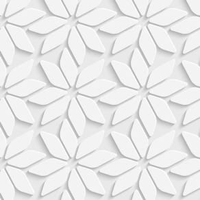 Papel De Parede 3D Floral Pequeno Geometrico Adesivo Quarto