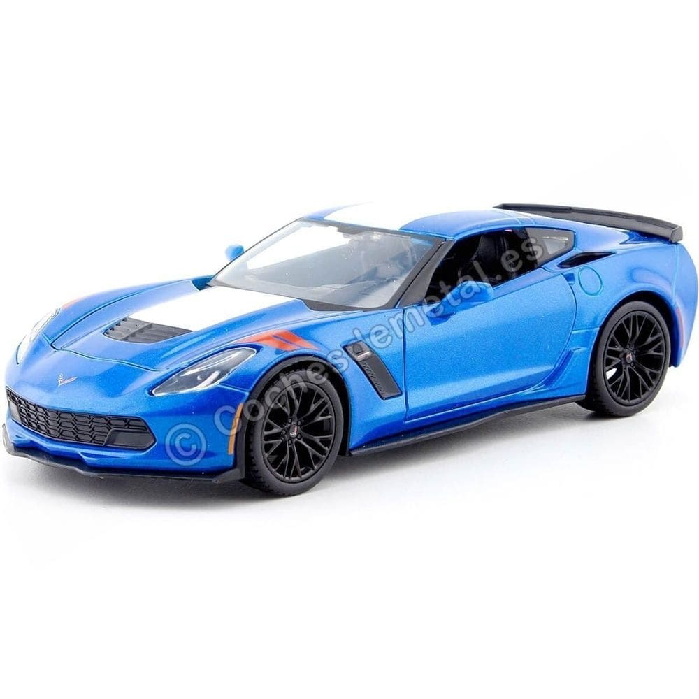 Veículo fundido sob pressão Maisto 2017 Chevrolet Corvette escala 1:24