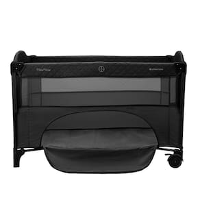 Berço Desmontável Milky Way Co-sleep Black  KikkaBoo