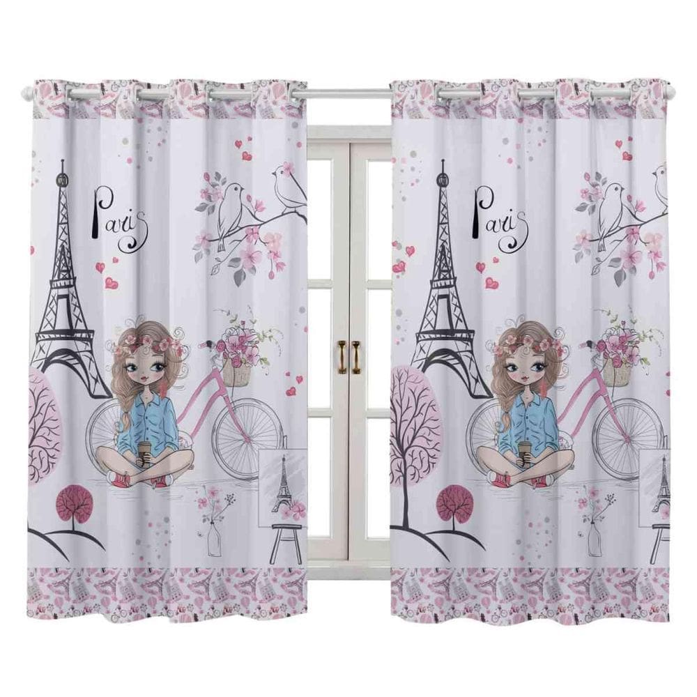 Cortina Para Quarto Teen 2.00 X 1.50 Paris