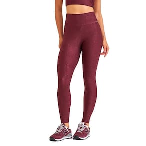 Calça Legging Caju Brasil Exclusiva Vinho Feminino Fitness