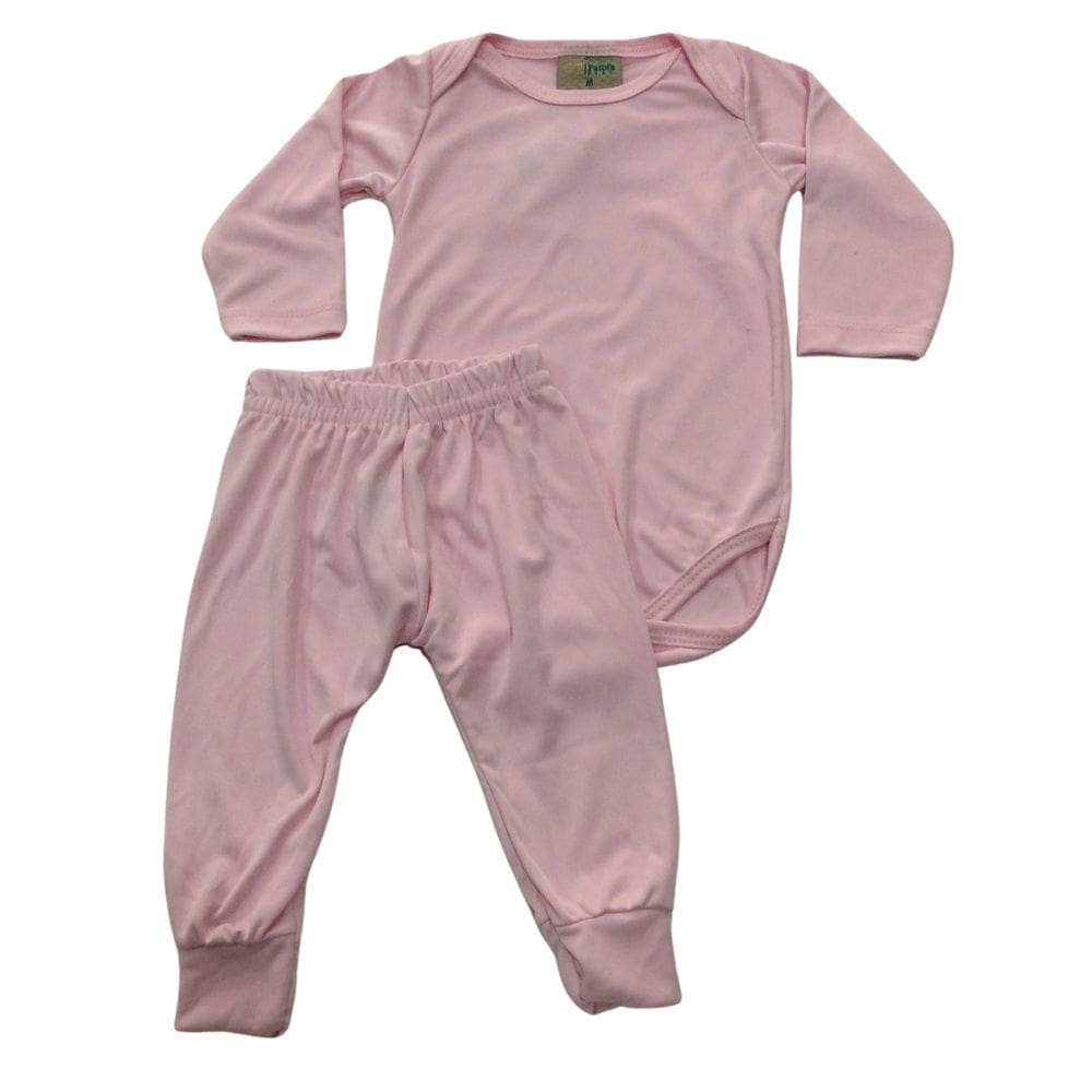 Conjunto térmico bebê Patota Rosa e Pink