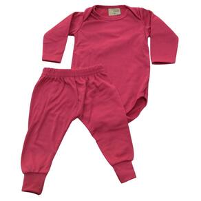 Conjunto térmico bebê Patota Rosa e Pink