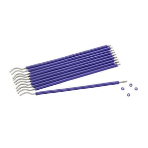 Kit Elástico Borrachinha Para Aparelho - Roxo