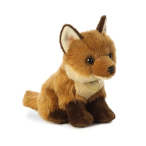 Kit de raposa para bichos de pelúcia Aurora Miyoni Tots 23 cm marrom