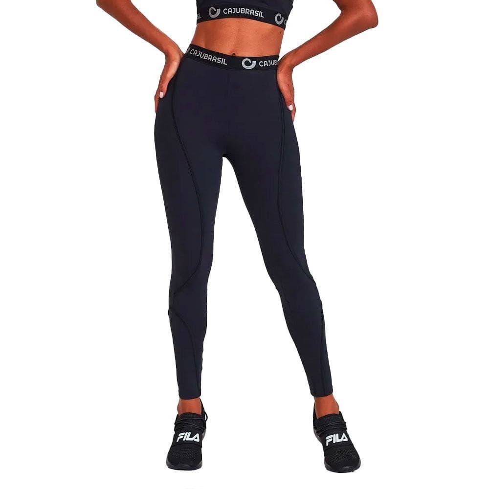 Calça Legging Caju Brasil Emanacom Elastico Feminino Treino
