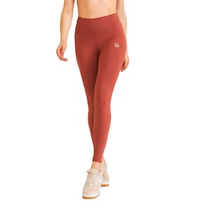 Calça Legging Caju Brasil Nz Classic Marrom Bronze Feminino