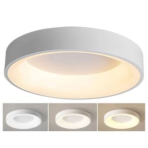 Luminaria Plafon 3 em 1 LED Iluminaçao Residencial Comercial Quarto Sala de Estar Jantar Casa Recepçao Decoraçao Ambiente Moderno Elegante